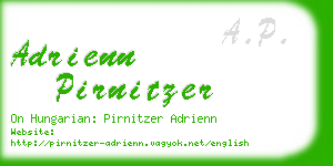 adrienn pirnitzer business card